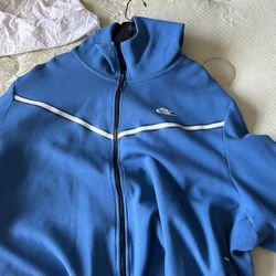 Nike tech fleece hoodie blue 4xl