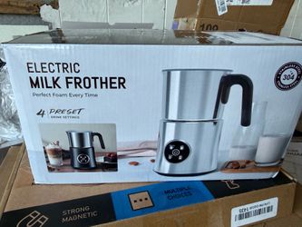 Electric milk frother & steamer