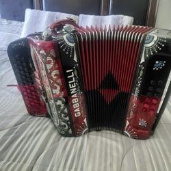 Acordió gavanelli de 5 registros en tono de sol