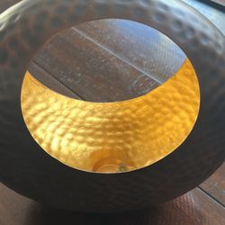 Brass tea light holders