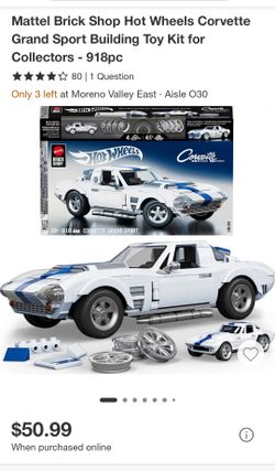 Mattel Brick Shop Hot Wheels Corvette Grand Sport  lego