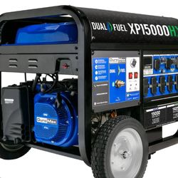 DuroMax XP15000HX 15,000 Watt Electric Start Dual Fuel Portable Generator
