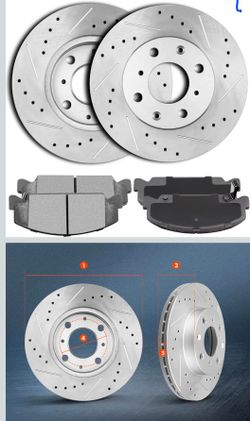 Front Brake Kits 2pcs Brake Rotors and 4pcs Brake Pads
For 1 For Honda For Civic,1 1 1997 For Honda For Civic del Sol
