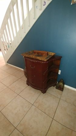 Entry table/chest antique vintage/Indonesian