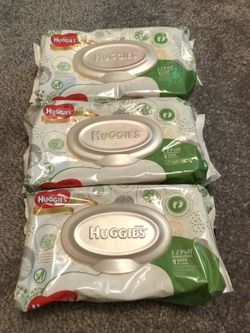 Huggies Baby Wipes Natural Care 56 ct Lot of 3