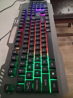 Gaming keyboard and mouse
