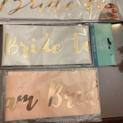 Bridal Sashes 