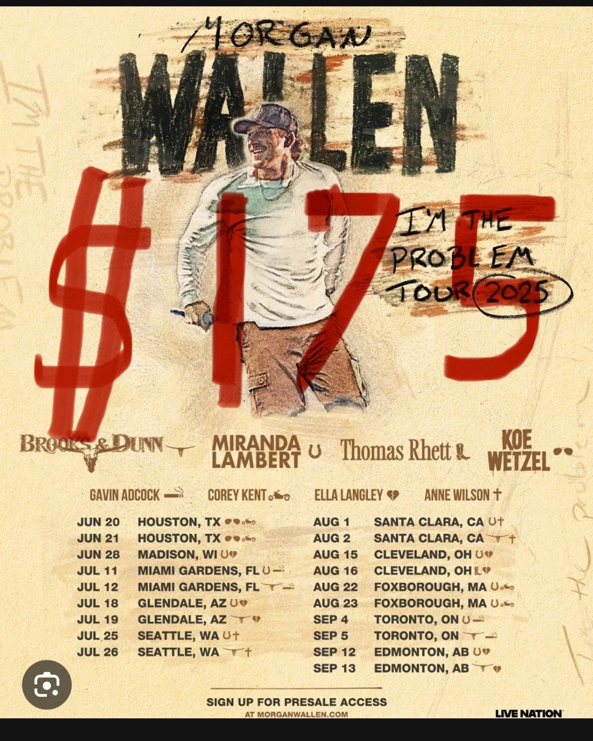 Morgan Wallen Tickets