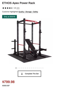 ETHOS Apex Power Rack - 3x3 11-Gauge Steel