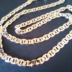 Gold 18k Deep Plated Mariner Necklace Chain Jewelry 