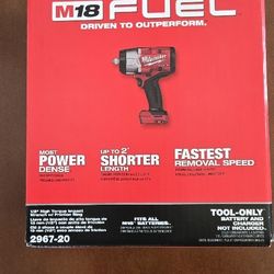 Milwaukee 1/2 High Torque Impact Wrench 