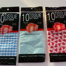 💝 Premium Gift Tissue Paper – Brand New, Adorable Prints!