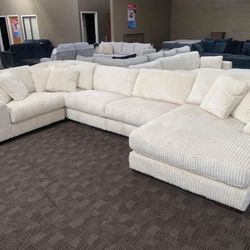 TEXAN WHITE oversized Sectional Same Day Delivery ⚡️🚚🚛