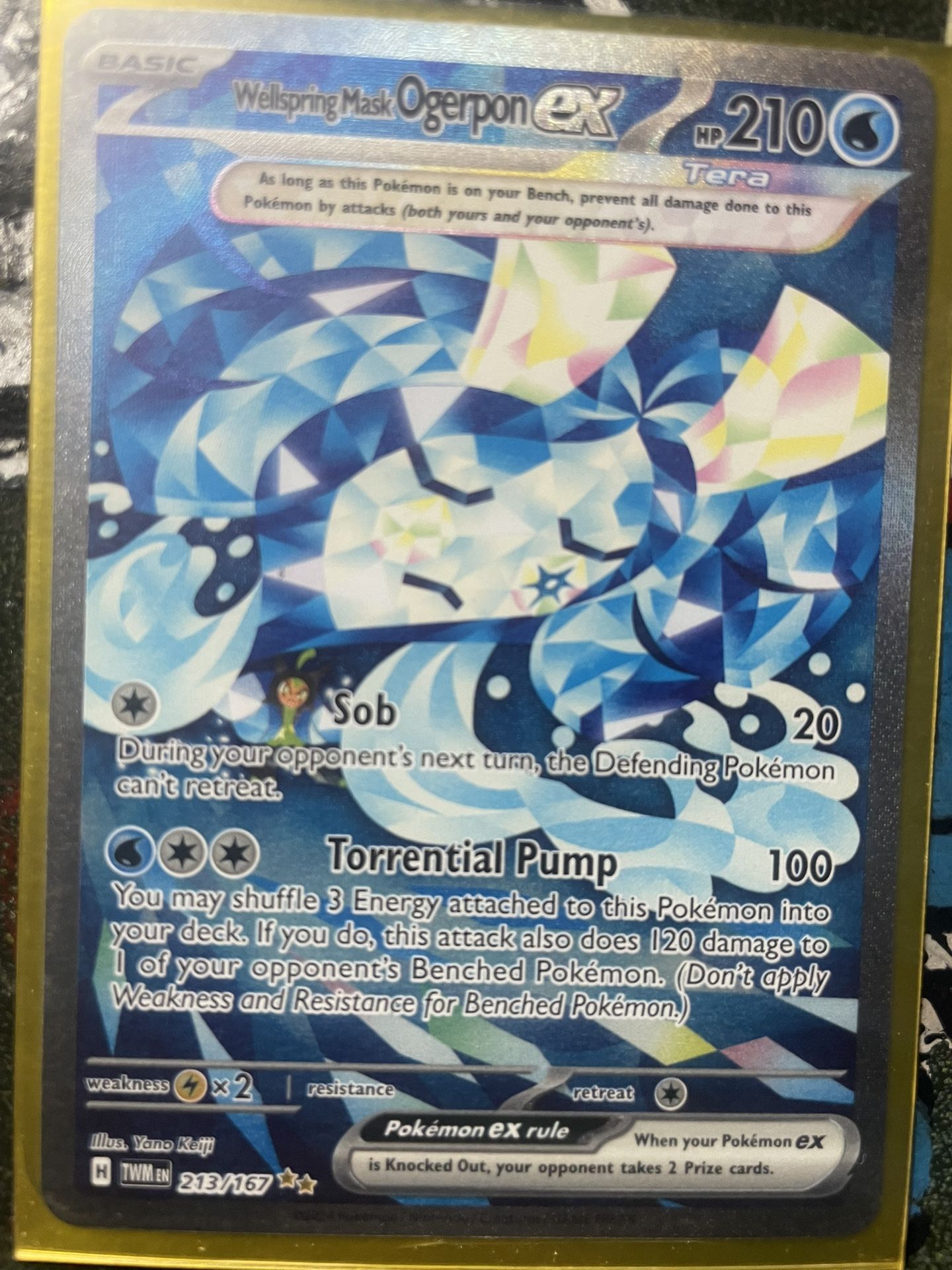 Wellspring Mask Ogerpon Ex Pokemon 
