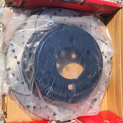 CROSS DRILLED & SLOTTED ROTORS FOR 2012-2018 F150 w/manual brake