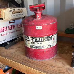 Justrite Safety Can Gas Can 