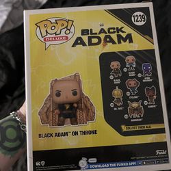 Black Adam On Throne 