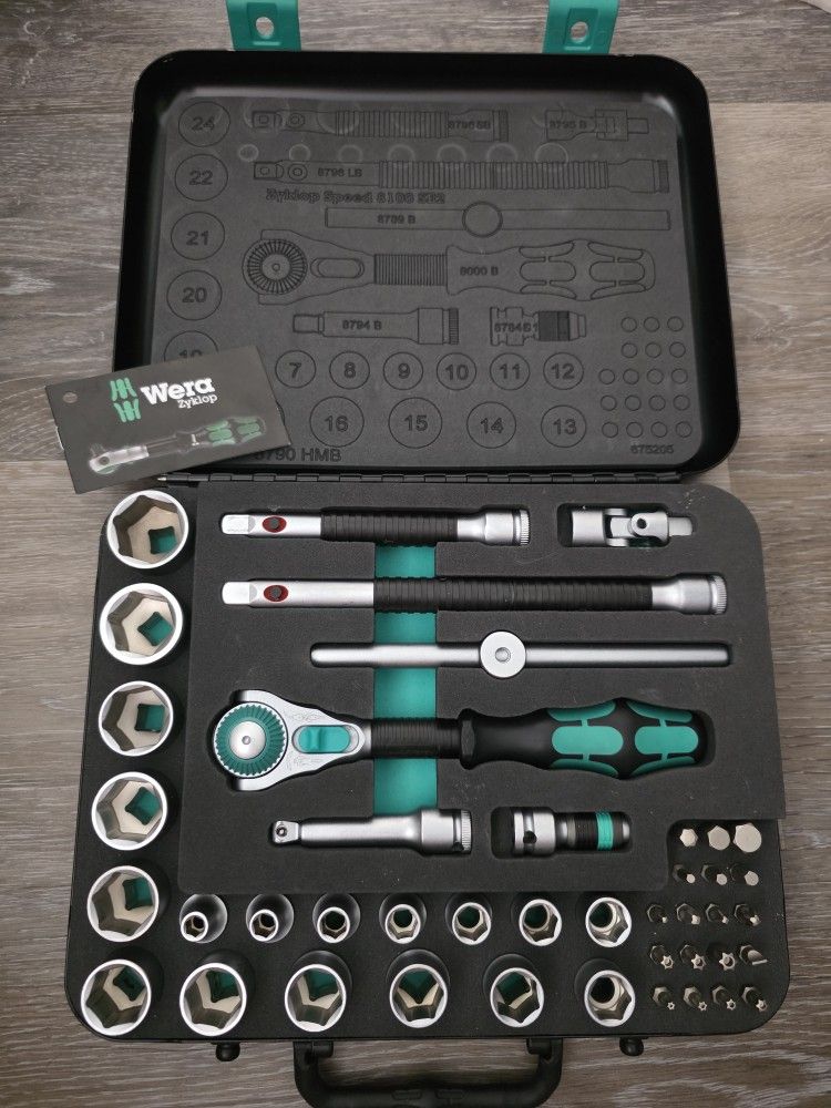 Wera Zyklop Ratchet metric tool set