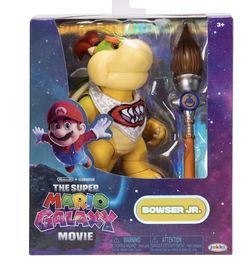 The Super Mario Galaxy Movie Bowser Jr. 5" Action Figure Series with Paint Brush