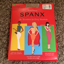 Spanx footless body shaping pantyhose, color nude1, size: E