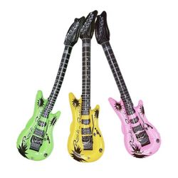 Inflatable Guitars Party Decorations (6) Pcs
