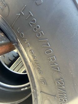 285/70/17 BFGoodrich All-Terrain (2 Tires) $60.00/ Both