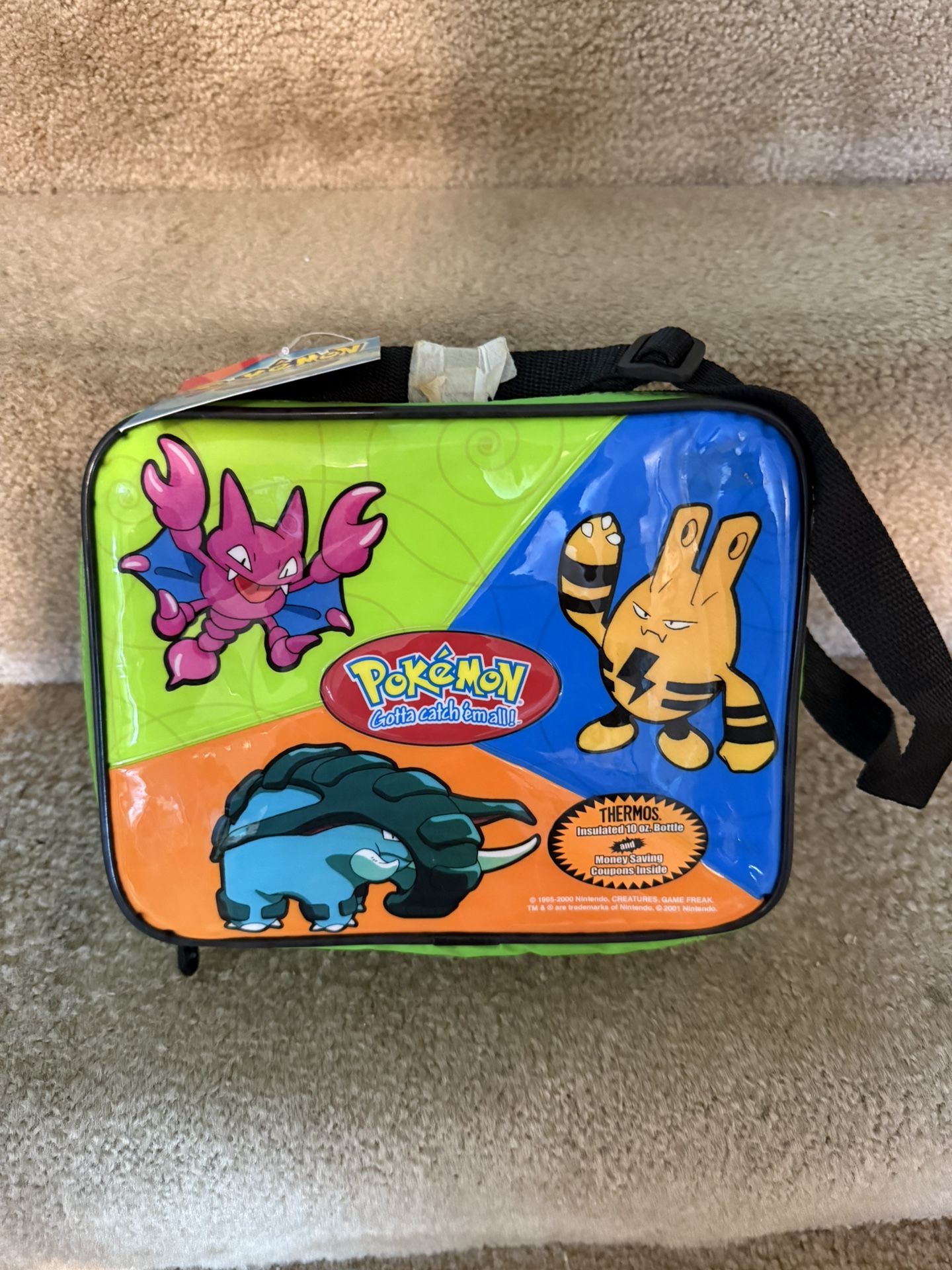 Pokemon 2001 Nintendo lunch box