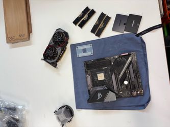 Pc parts cpu gpu ram storage motherboard