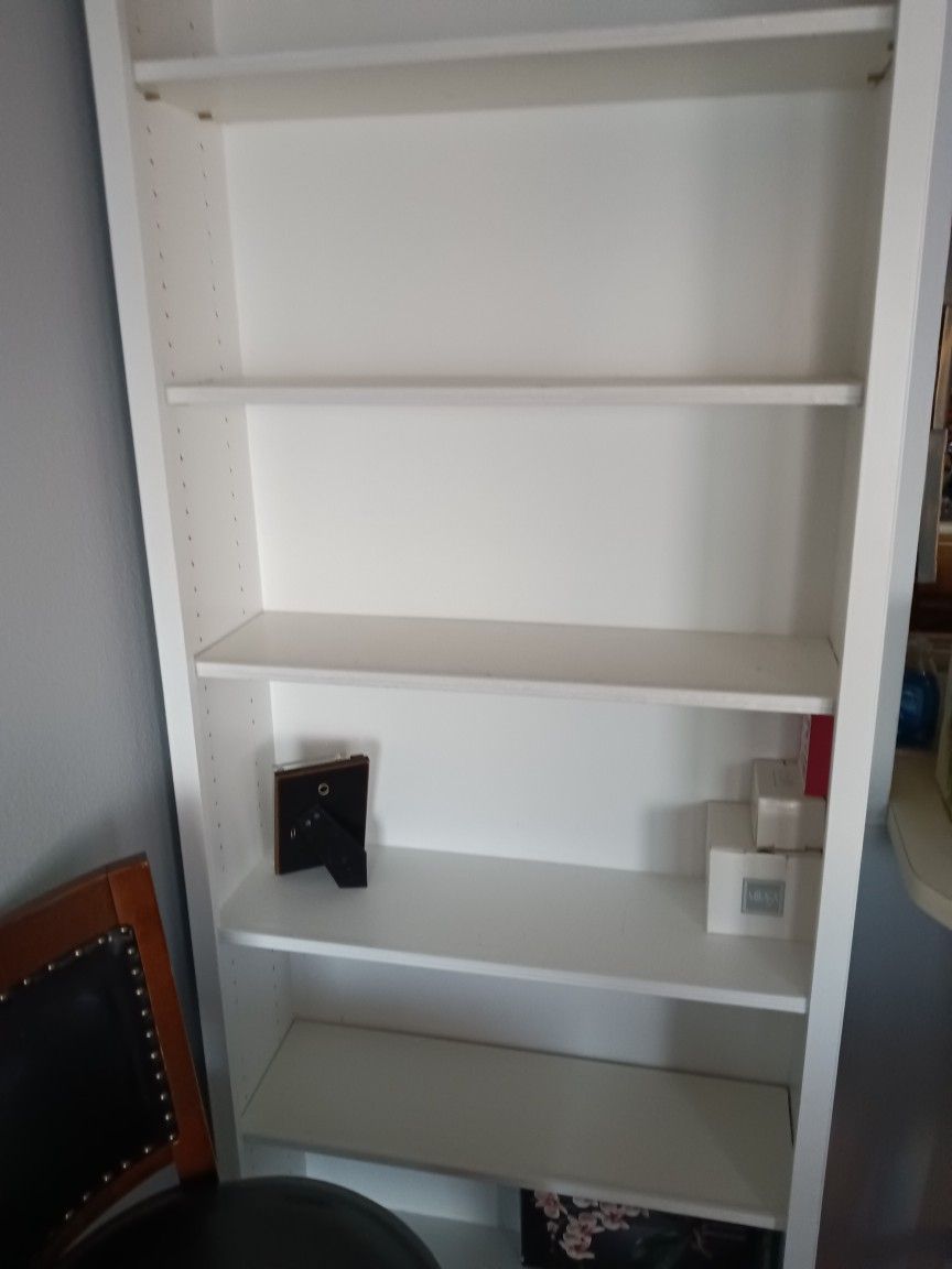 Bookcases, Painted White