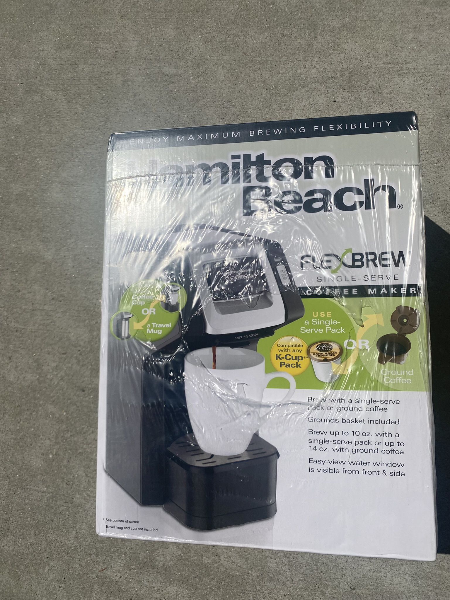 Hamilton beach flex brew single serve coffee Maker