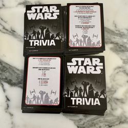 Star Wars Trivia Cards 650 Trivia Questions