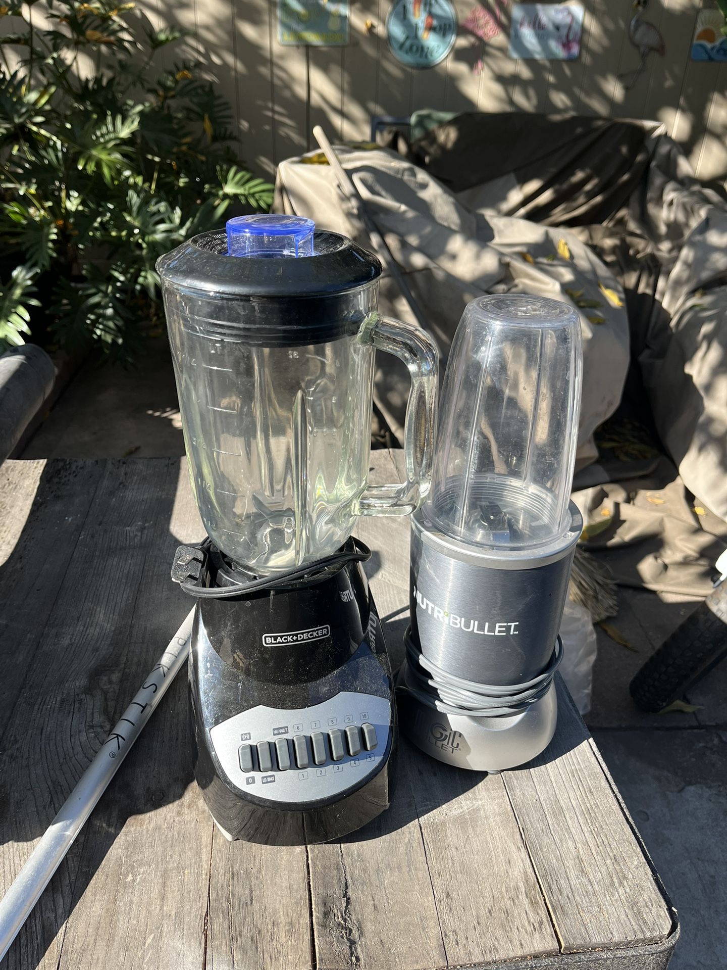 Blender And Nutribullet 