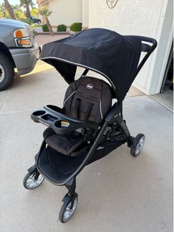 Chicco BravoFor2 Double Stroller Sit Stand