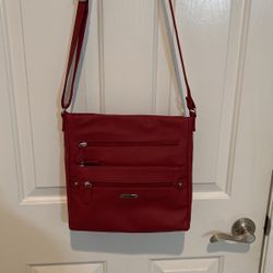 Gorgeous! New ! Soft Leather Burgundy Color Bag!!!