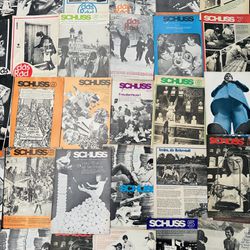 Lot German Magazines Schuss Der Roller Das Rad Vintage 1970s 1980/ Clown Hippie