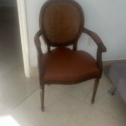 Leather Antique Chair