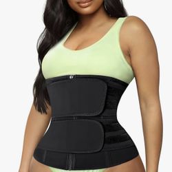 Women Waist Trainer Cincher Corset Tummy Control Workout Sweat Band Slimmer Belly Belt Weight Loss Sports Girdle