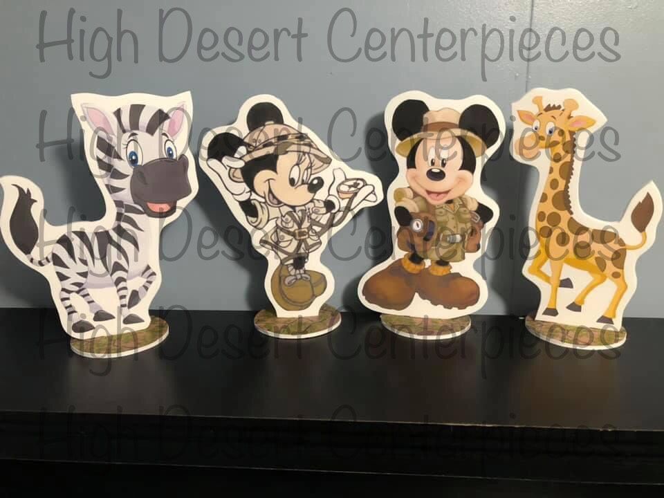 Mickey Safari Centerpieces