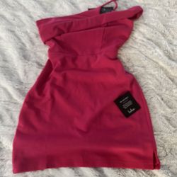 Hot pink Lulus Mini Dress (brand New)