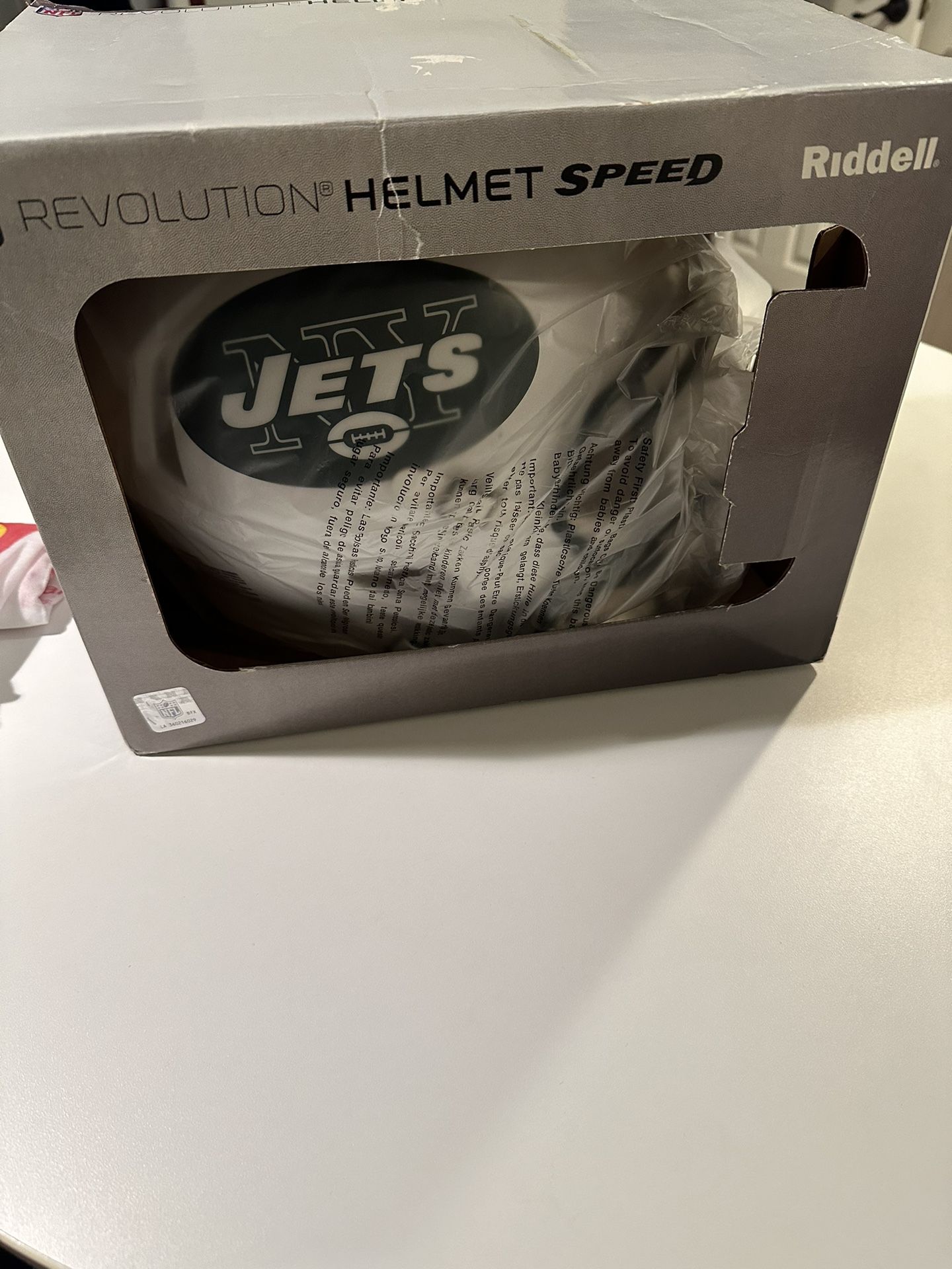 NY JETS RIDDELL REVOLUTION HELMET SPEED