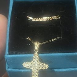 10k Yellow Gold Jewelry Set 