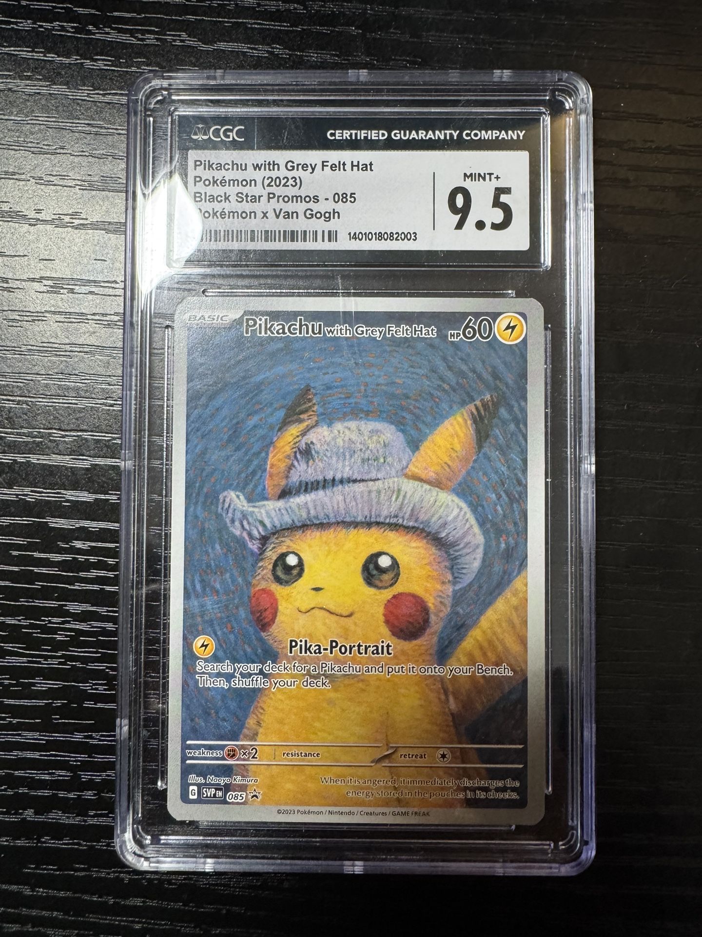 Felt Hat Pikachu CGC 9.5!