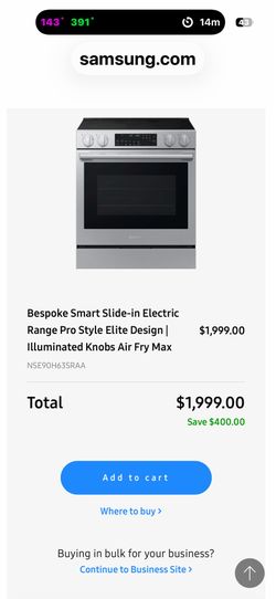 Brand new electric stove
