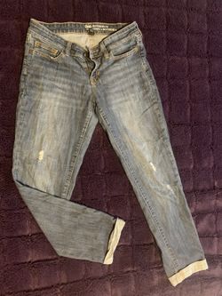 Gap Distressed Boyfriend Fit Jeans