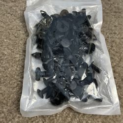 40PCS Nylon Bumper Fastener Rivet Clips Car Door Clip fit 8mm Hole for GM Ford