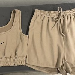 2piece Crop Top Set