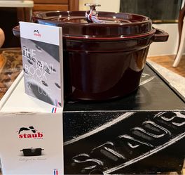 STAUB  round cocotte 7qt(28cm)/Grenadine