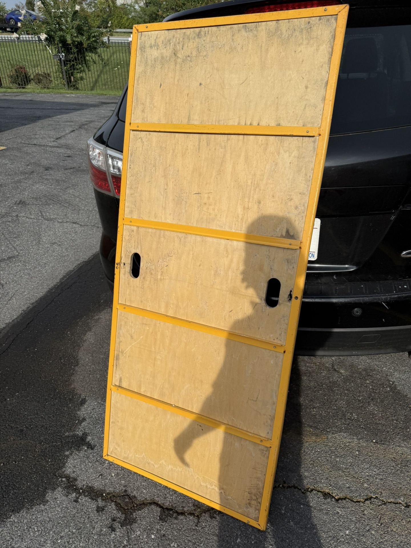 Scaffold Steel Framed Wood Deck 67 Inches x 29