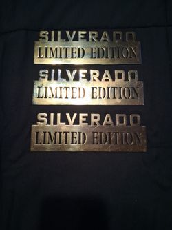 Silverado Limited Edition Truck Badge