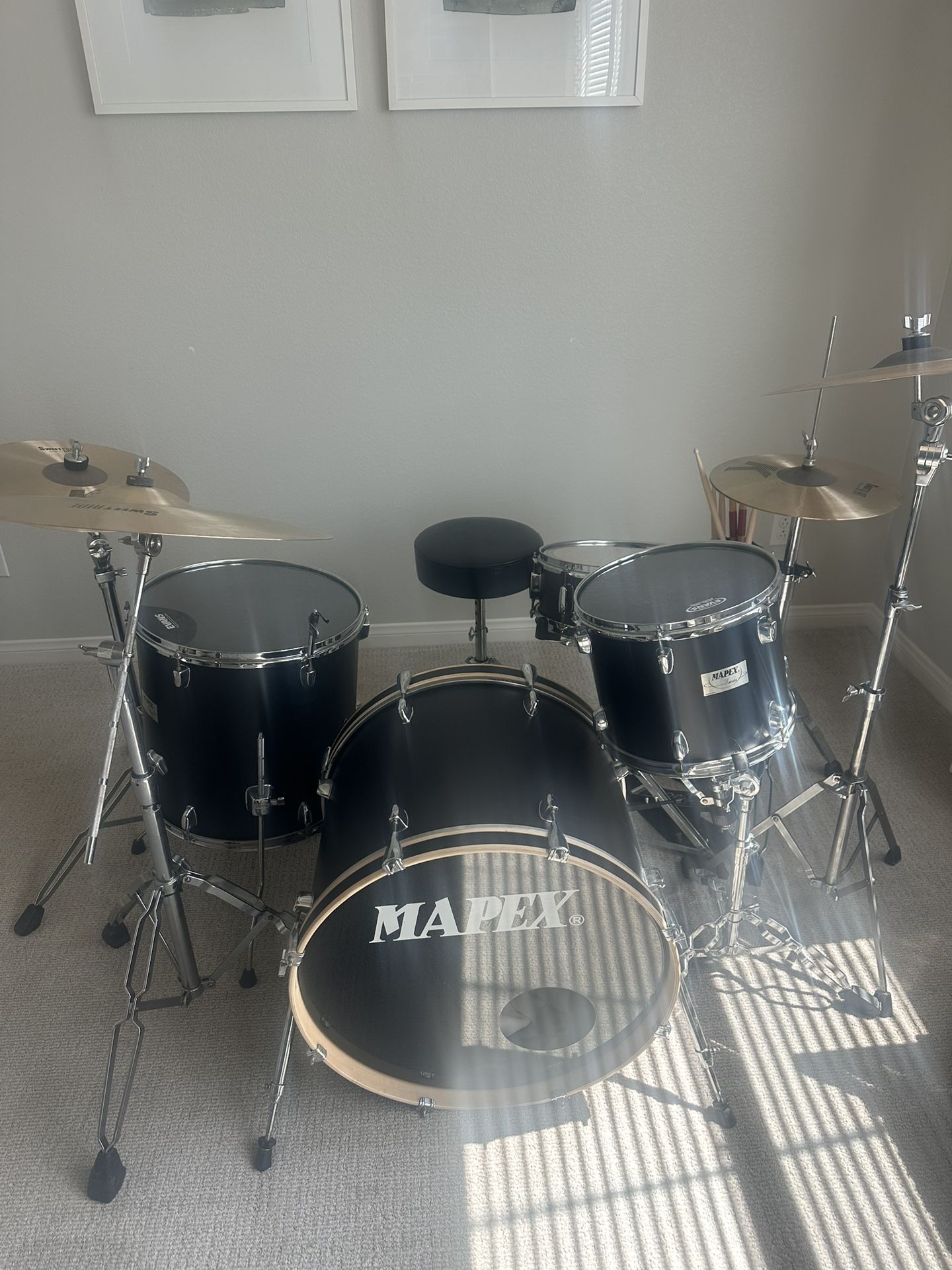 Mapex Complete Drum Set 